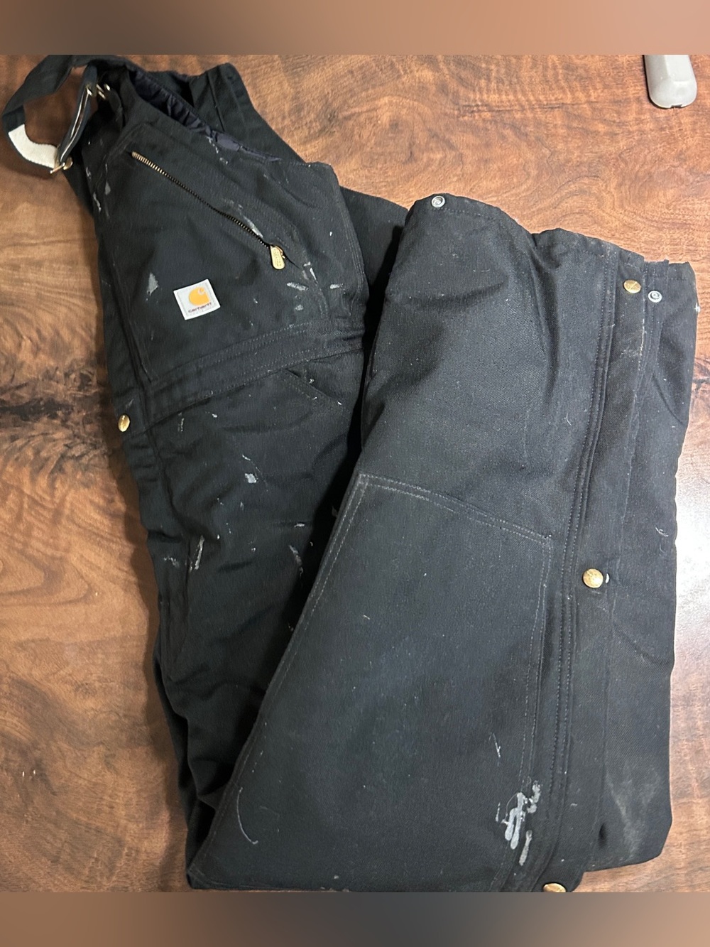 Carhartt Firm Duck Extreme-Warmth Loose-Fit Insulated Bib Overalls